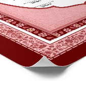 Bescheinigung der islamischen Ehe, Poster (Ecke)