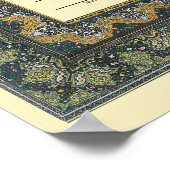 Bescheinigung der Islamischen Grenze Nikkah Poster (Ecke)