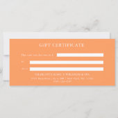 BESCHEINIGUNG FÜR UNTERNEHMEN (Rückseite)