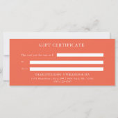 BESCHEINIGUNG FÜR UNTERNEHMEN (Rückseite)