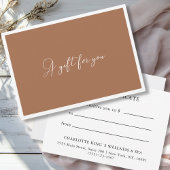 BESCHEINIGUNG FÜR UNTERNEHMEN | Modernes Braun