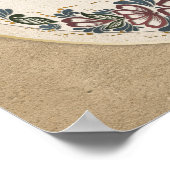 Bescheinigung Hochzeit: (Zierwahre) Poster (Ecke)