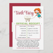 Bescheinigung über den Eingang der offiziellen Zah Einladung (Vorne/Hinten)