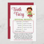 Bescheinigung über den Eingang der offiziellen Zah Einladung (Vorne/Hinten)