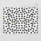 Bescheinigung über die Adoption eines Heimtiers fü Einladungspostkarte (Rückseite)