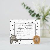 Bescheinigung über die Adoption von Boy Safari Geb (Stehend Vorderseite)