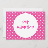 Bescheinigung über die Adoption von Haustieren, Ki Einladung (Rückseite)