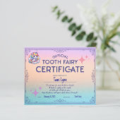 Bescheinigung über die Auslieferung der ersten Zah (Stehend Vorderseite)