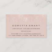 Bescheinigung über die berufliche Erinnerung Visitenkarte (Rückseite)