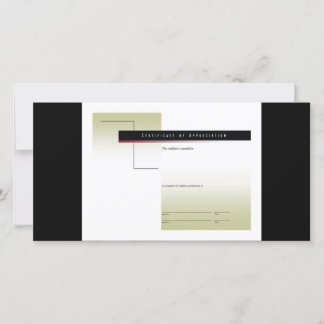 Bescheinigung über die Bewertung1