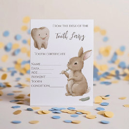 Bescheinigung über die erste Zahnseidenmatte von B