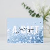 BESCHEINIGUNG ÜBER DIE GESCHÄFTSGRENZE | GLITZER (Stehend Vorderseite)