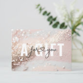 BESCHEINIGUNG ÜBER DIE GESCHÄFTSGRENZE | GLITZER (Stehend Vorderseite)