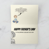 Bescheinigung über die Leistung der Treuhandschaft Dankeskarte (Innenseite)