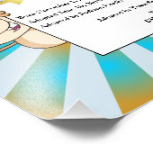 Bescheinigung über die sonnige Adoption Fotodruck (Ecke)