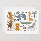 Bescheinigung über die tierische Adoption Zwei Wil Einladung (Rückseite)