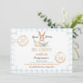 Bescheinigung über Personalisierte Ostereier Einladung (Stehend Vorderseite)