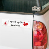Beschleunigen Sie für Zombies Autoaufkleber (Auf Lkw)