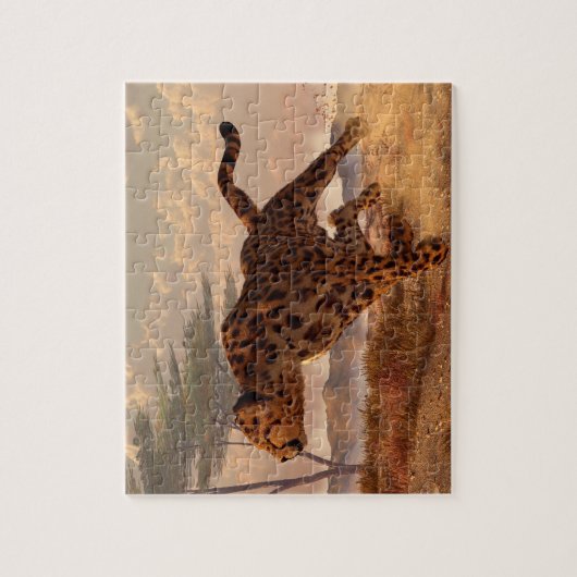 BeschleunigenGepard Puzzle (Vertikal)