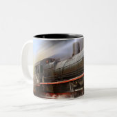 Beschleunigenzug-Kaffee-Tasse Zweifarbige Tasse (Vorderseite Links)