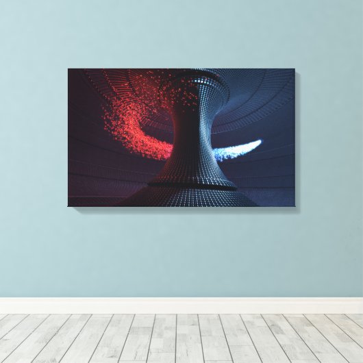 Beschleuniger (2021) leinwanddruck (Insitu (Holzboden))