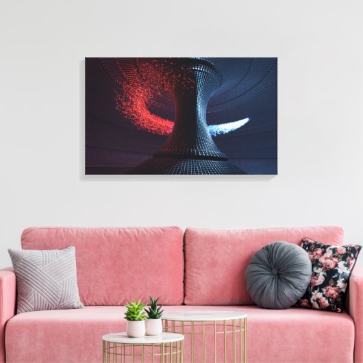 Beschleuniger (2021) leinwanddruck (Insitu (Wohnzimmer))