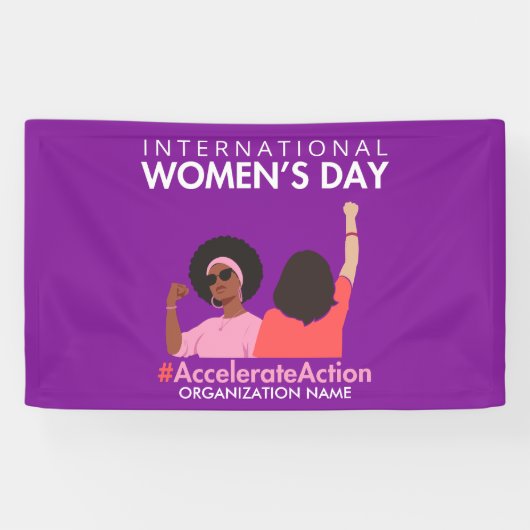 Beschleunigte Aktion Internationaler Frauentag 202 Banner (Horizontal)