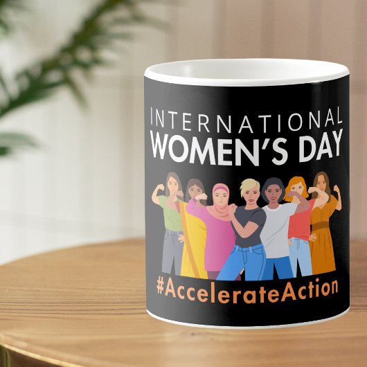 Beschleunigte Aktion Internationaler Frauentag 202 Kaffeetasse