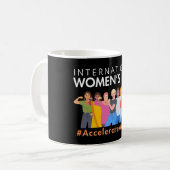 Beschleunigte Aktion Internationaler Frauentag 202 Kaffeetasse (Vorderseite Links)