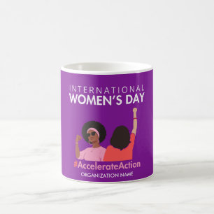 Beschleunigte Aktion Internationaler Frauentag 202 Kaffeetasse