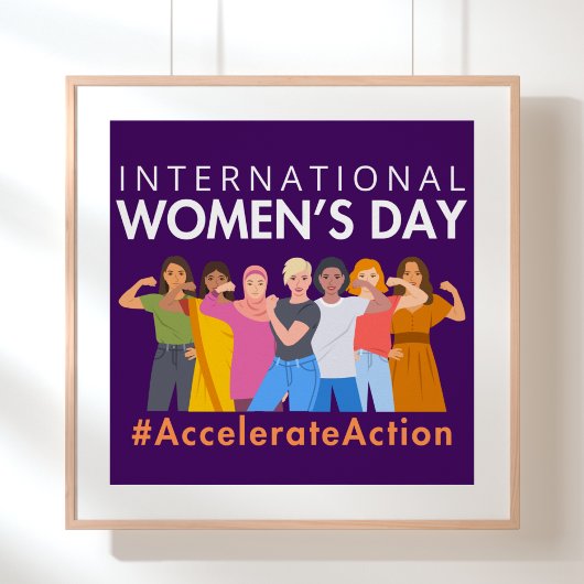 Beschleunigte Aktion Internationaler Frauentag 202 Poster