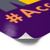 Beschleunigte Aktion Internationaler Frauentag 202 Poster (Ecke)