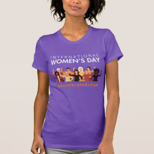 Beschleunigte Aktion Internationaler Frauentag 202 T-Shirt