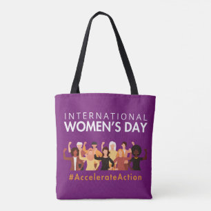 Beschleunigte Aktion Internationaler Frauentag 202 Tasche