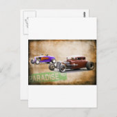 Beschleunigungsrennen Postkarte (Vorne/Hinten)