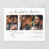 Beschluss für 2 Foto Save the Date (Vorderseite)