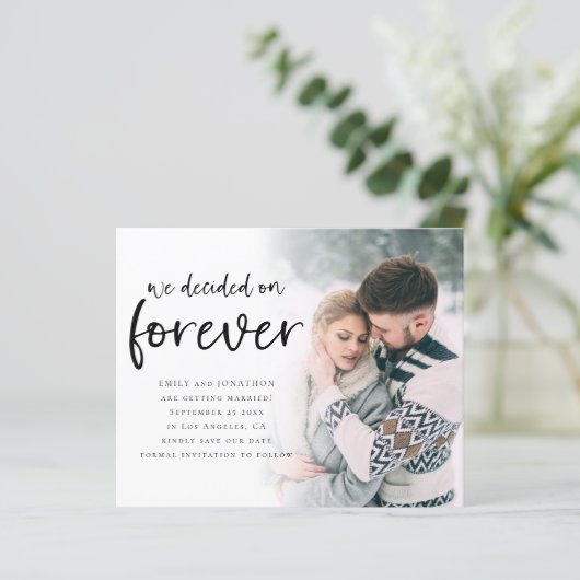 Beschluss über den Foto QR-Code für das Forever  D (Stehend Vorderseite)