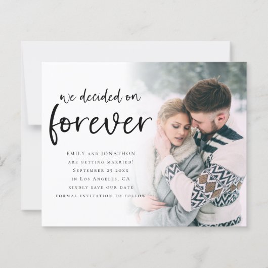 Beschluss über den Foto QR-Code für das Forever  D (Vorderseite)