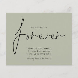 Beschluss zur Verlobung der Forever Sage