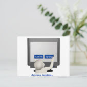 Beschlüsse, Beschlüsse.. Postkarte (Stehend Vorderseite)