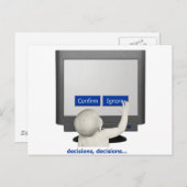 Beschlüsse, Beschlüsse.. Postkarte (Vorne/Hinten)