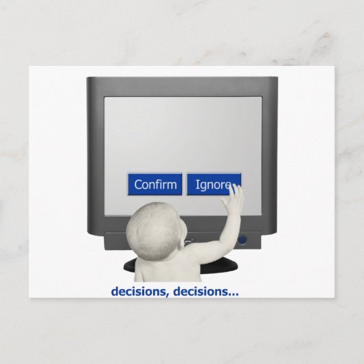 Beschlüsse, Beschlüsse.. Postkarte (Vorderseite)