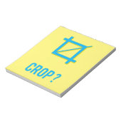 BESCHNEIDEN? NOTIZBLOCK (Rotiert)