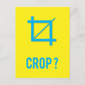 BESCHNEIDEN? POSTKARTE (Vorderseite)