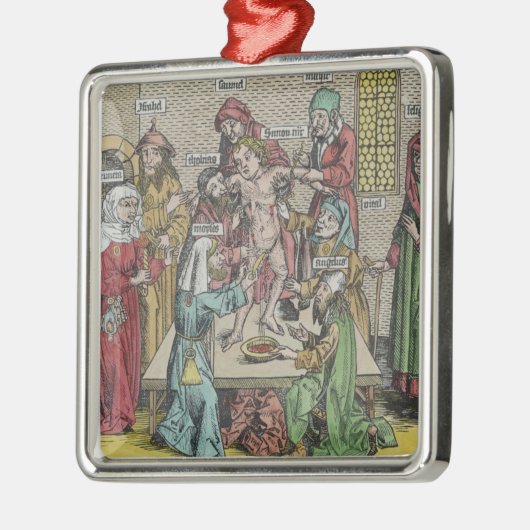 Beschneidung Silbernes Ornament (Links)