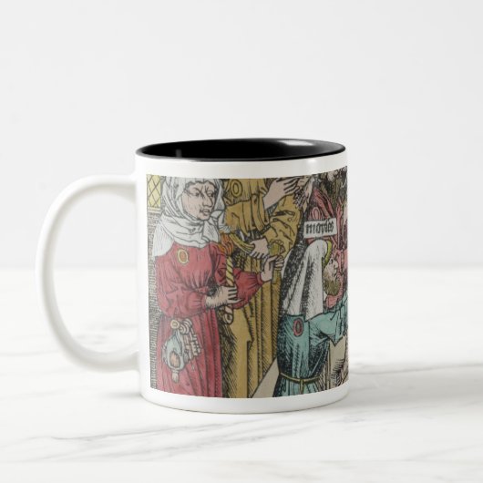 Beschneidung Zweifarbige Tasse (Links)