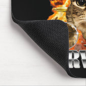 Beschneidungsüberlebender Katzen-Meme-Bootleg-Lust Mousepad (Ecke)