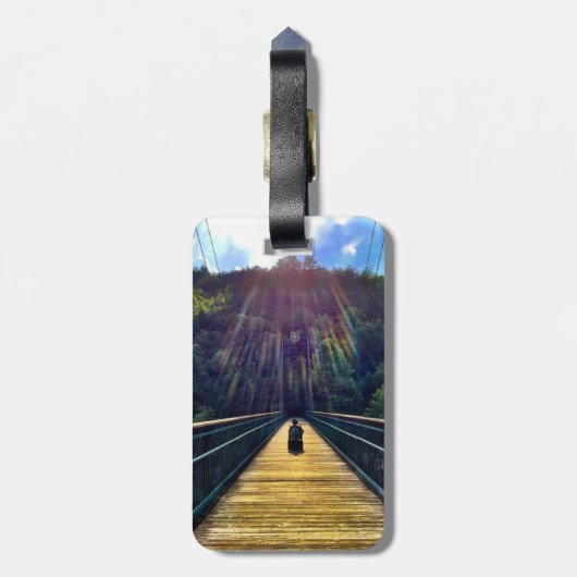 Beschränkung geben Gepäckanhänger frei (Rückseite vertikal)