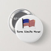 Beschränkungen der Amtszeit jetzt! Button (Vorne & Hinten)