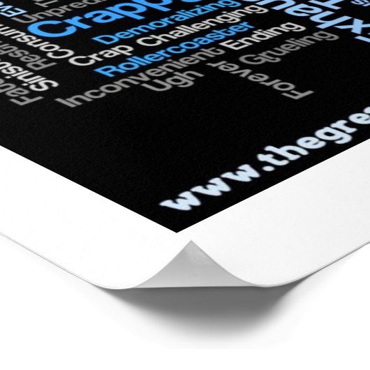 "Beschreiben Sie Ihre IBD"-Word-Cloud Poster (Ecke)